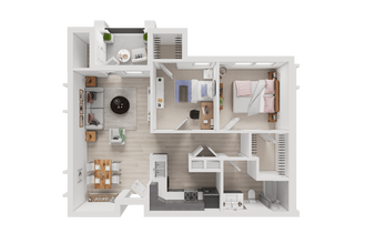 Unit 2-5A 2-5A floor plan